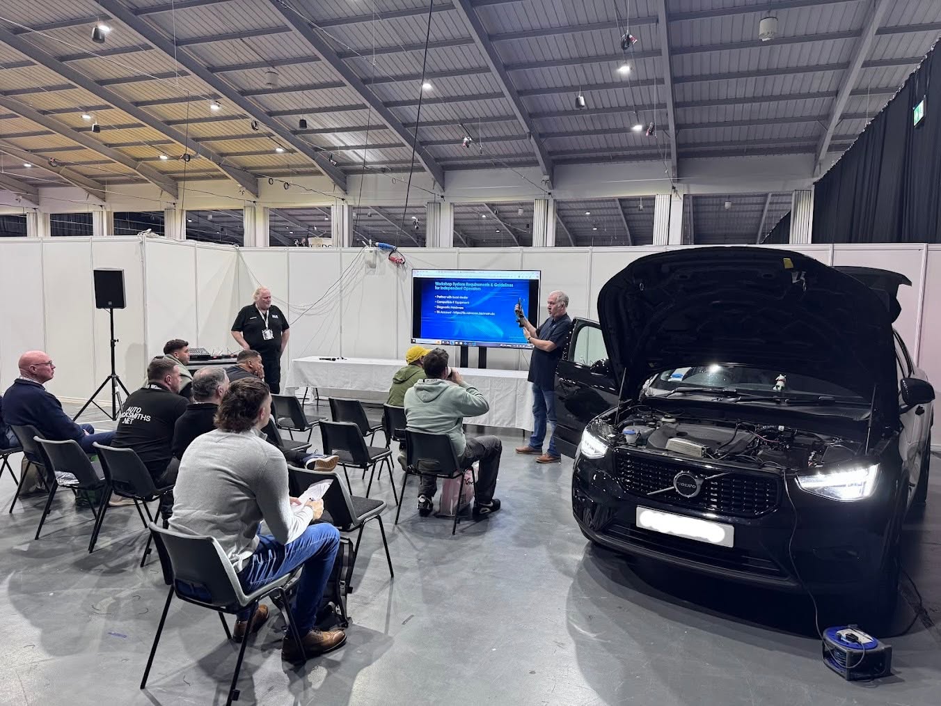 ALA technical training on a Volvo